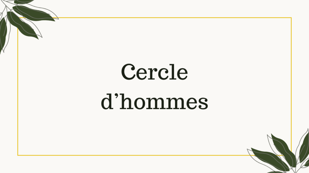 cercle d'homme